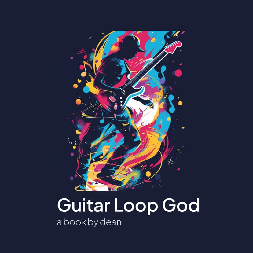 Guitar Loop God Text Logo